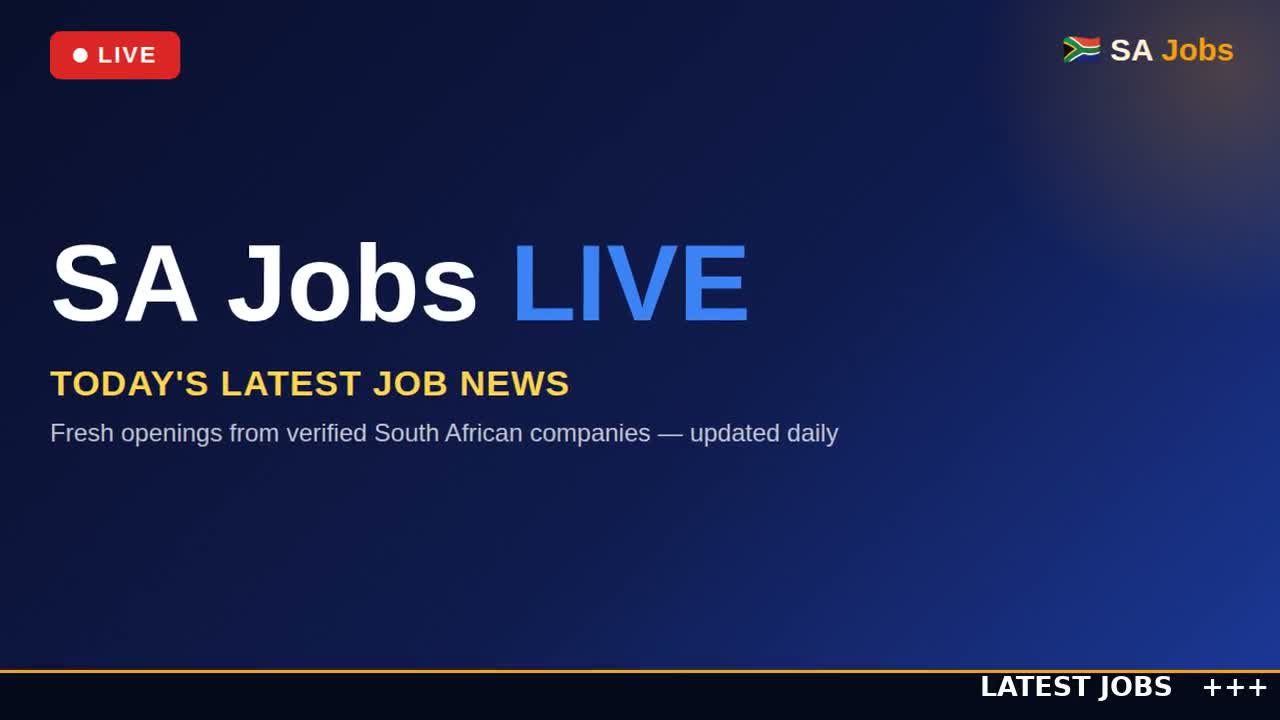 SA Jobs Live